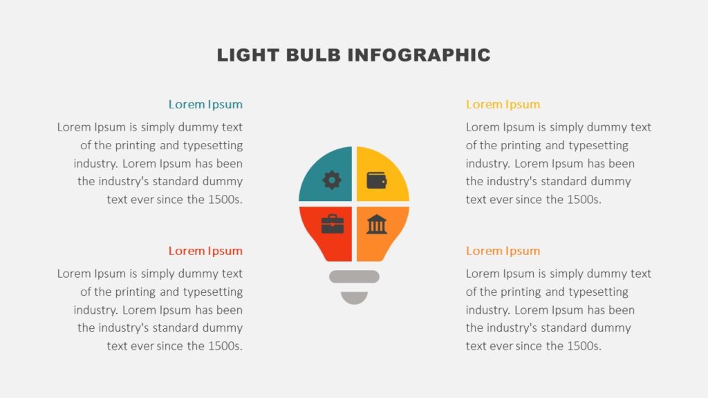 Light Bulb Diagram Google Slides