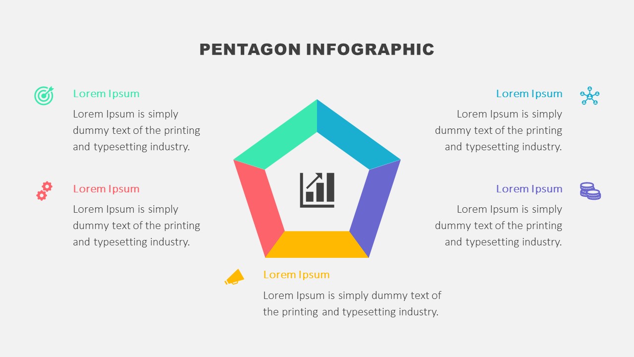 Pentagon Infographic for PowerPoint and Google Slides