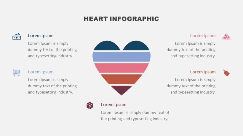 Heart Infographic for PowerPoint and Google Slides - Slides Magic