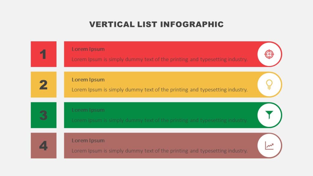 Vertical List Diagram Google Slides