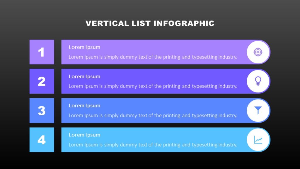 Vertical List PowerPoint