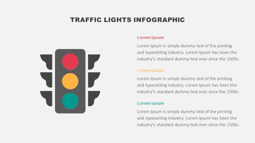 Traffic Lights Diagram Google Slides